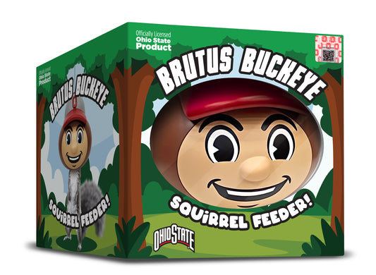 NUTT HEADS - Brutus Buckeye Squirrel Feeder